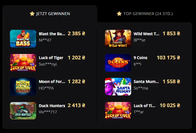 Lex Casino Spiele